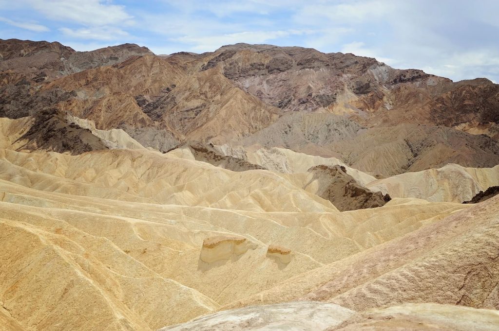Landscape in Death Valley, California.