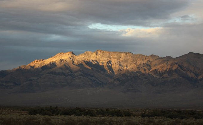 Pahrump Point viewed from the Chicago Valley.